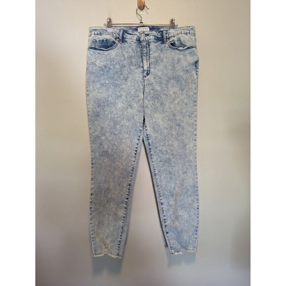 Sofia Jeans Rosa Curvy Ankle Jeans Size 16 acid wash 90's Inspired - Picture 1 of 5